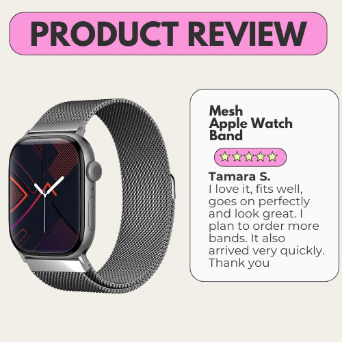 Mesh | Stainless Steel Magnetic Watch Band for Apple Watch ®