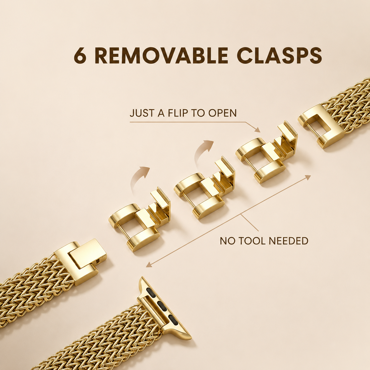 Circa | Metal Watch Band for Apple Watch ®