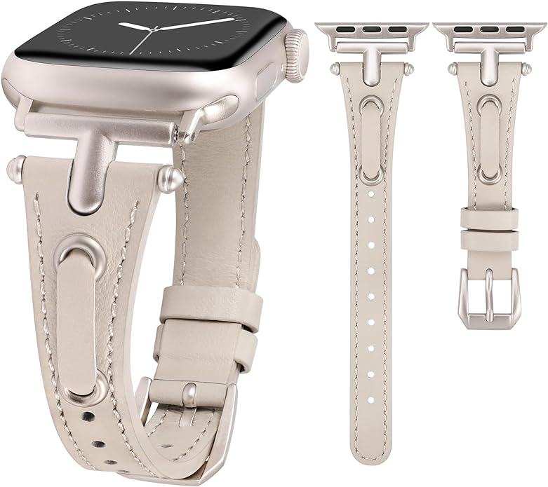 Vintage Vogue  | Leather Watch Band for Apple Watch ®