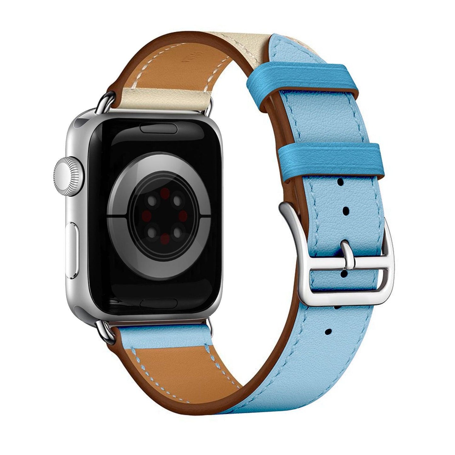 Apple Watch Bands - Leather Band - Leather Style, Two Colors Band - Clearance