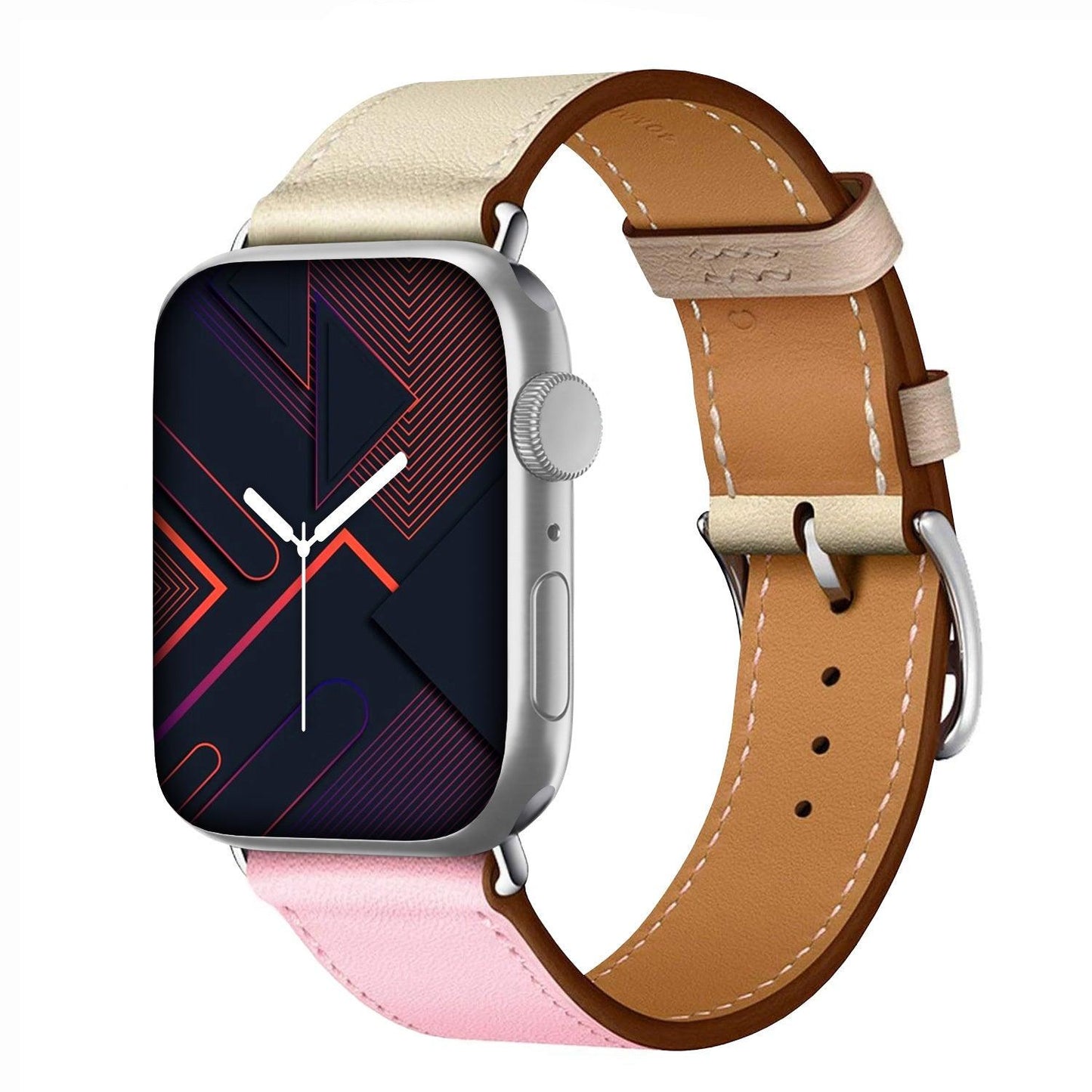 Apple Watch Bands -  Leather Band -  Leather Style, Two Colors Band - Clearance