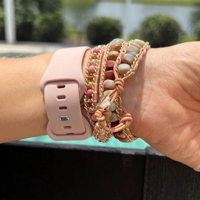Apple Watch Bands -  Boho Bracelet -  Harmony - Handmade Boho Style Bracelet