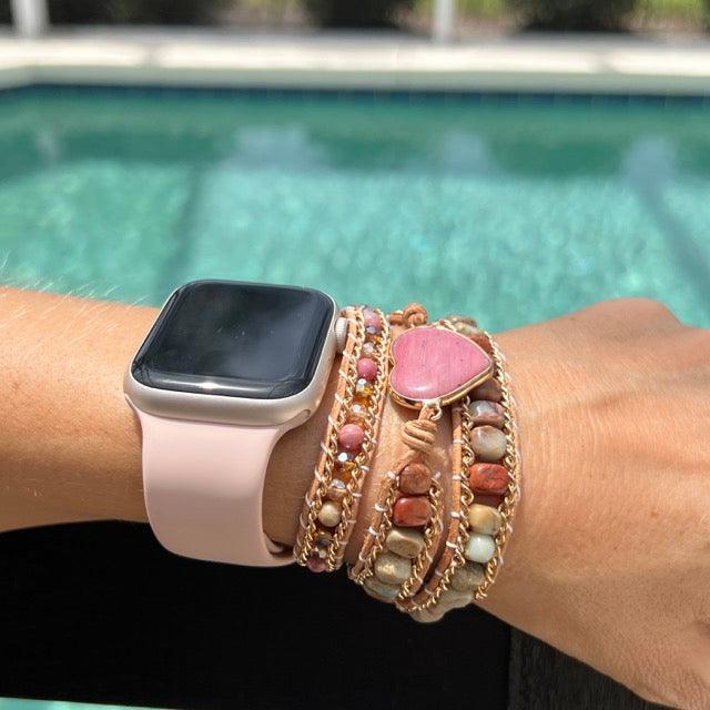 Apple Watch Bands -  Boho Bracelet -  Harmony - Handmade Boho Style Bracelet