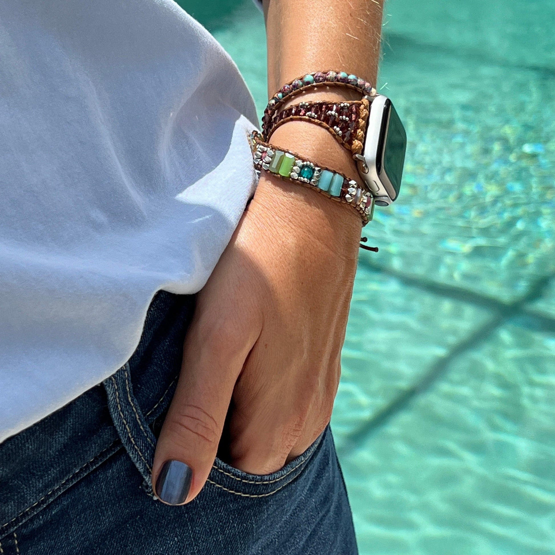 Apple Watch Bands -  Boho Band -  Mila Double Tour | Boho Watch Band for Apple Watch®