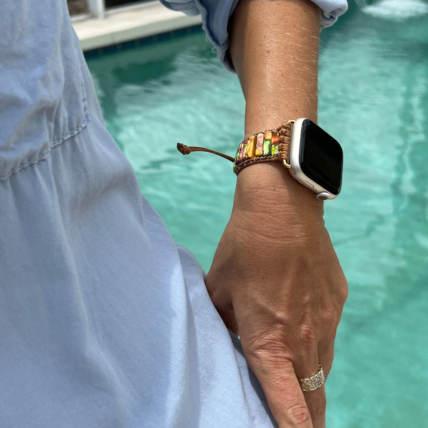 Apple Watch Bands - Boho Band - A Splash of Joy | Boho Watch Band for Apple Watch ®
