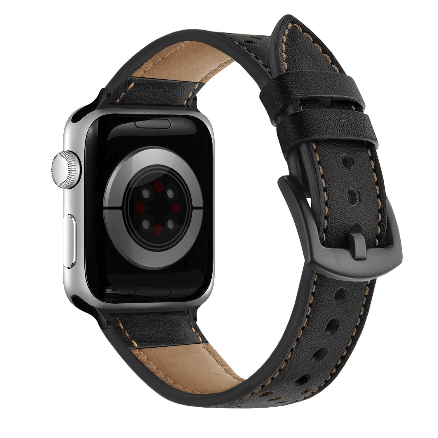 Apple Watch Bands -  Leather Band -  Perforated | Leather Watch Band for Apple Watch ®
