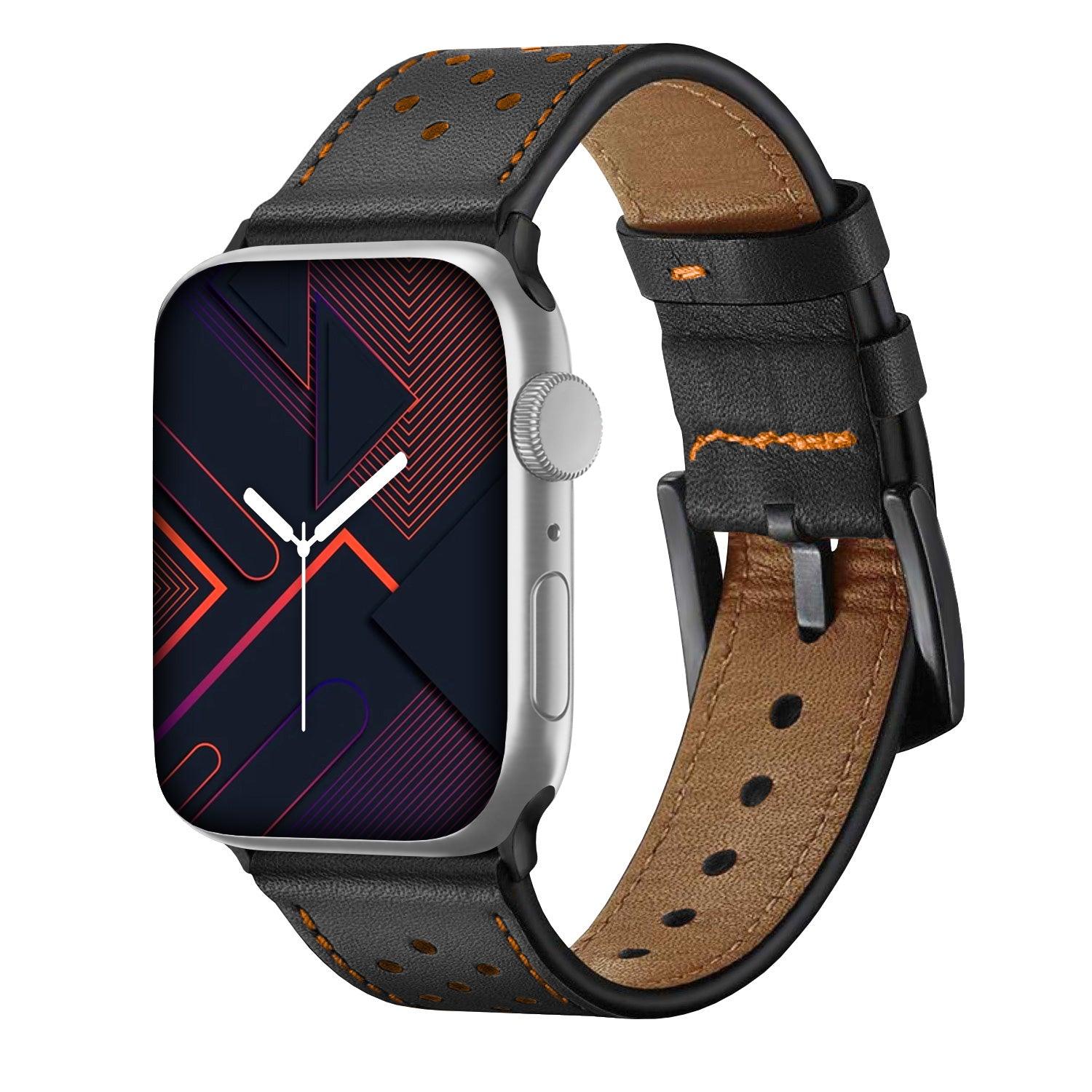 Apple Watch Bands -  Leather Band -  Perforated | Leather Watch Band for Apple Watch ®