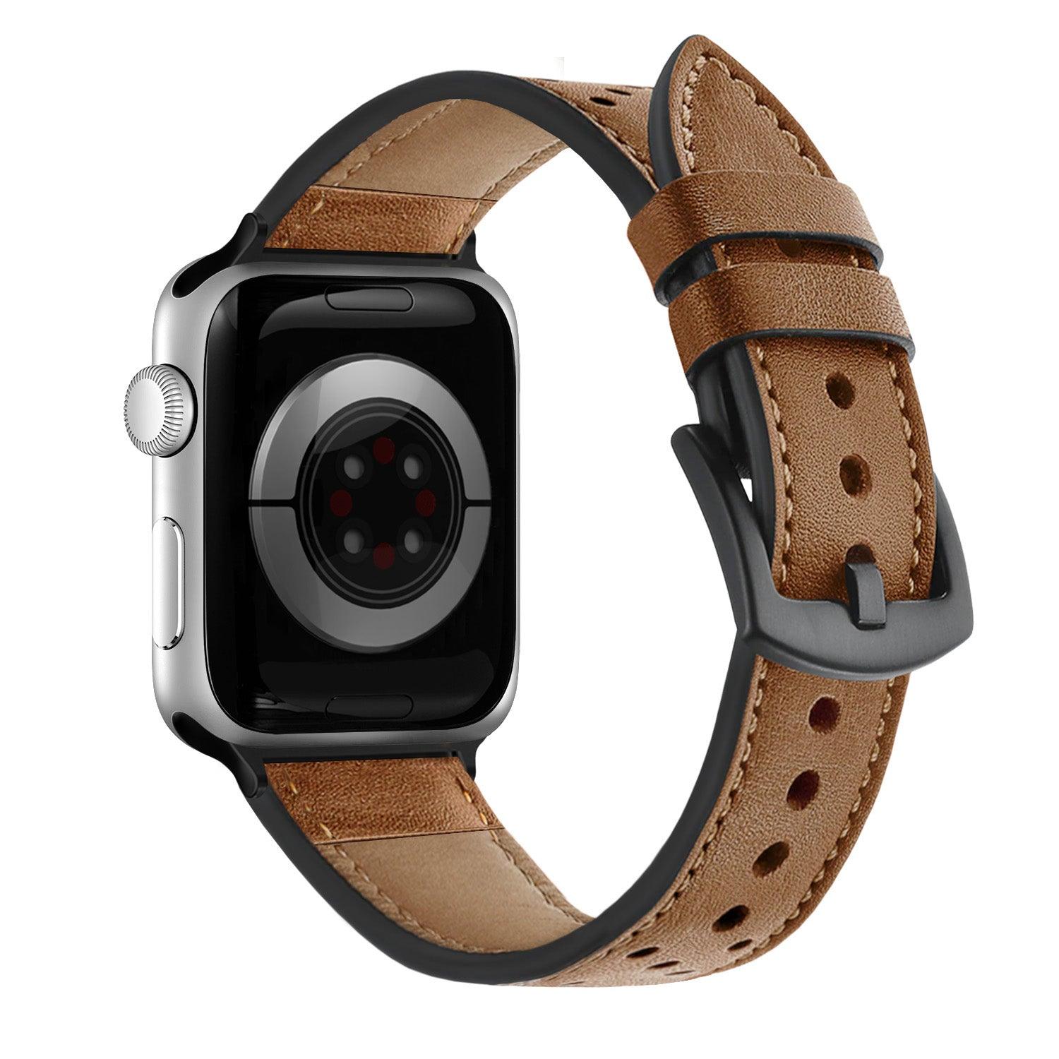 Apple Watch Bands -  Leather Band -  Perforated | Leather Watch Band for Apple Watch ®