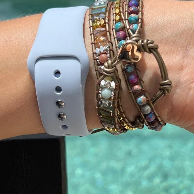 Apple Watch Bands -  Boho Bracelet -  Mila - Handmade Boho Style Bracelet
