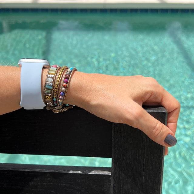 Apple Watch Bands -  Boho Bracelet -  Mila - Handmade Boho Style Bracelet
