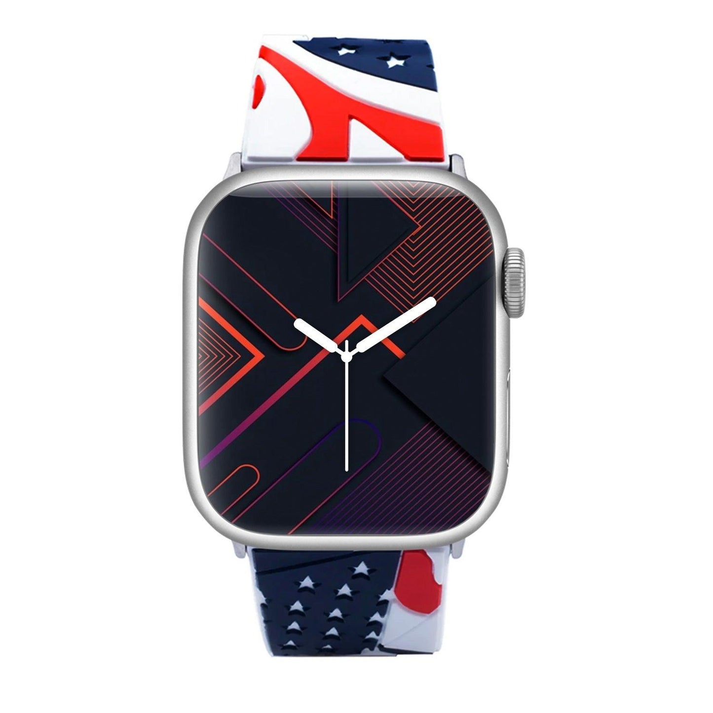 Apple Watch Bands - Silicone - 3D US Flag | Silicone Watch Band for Apple Watch ®