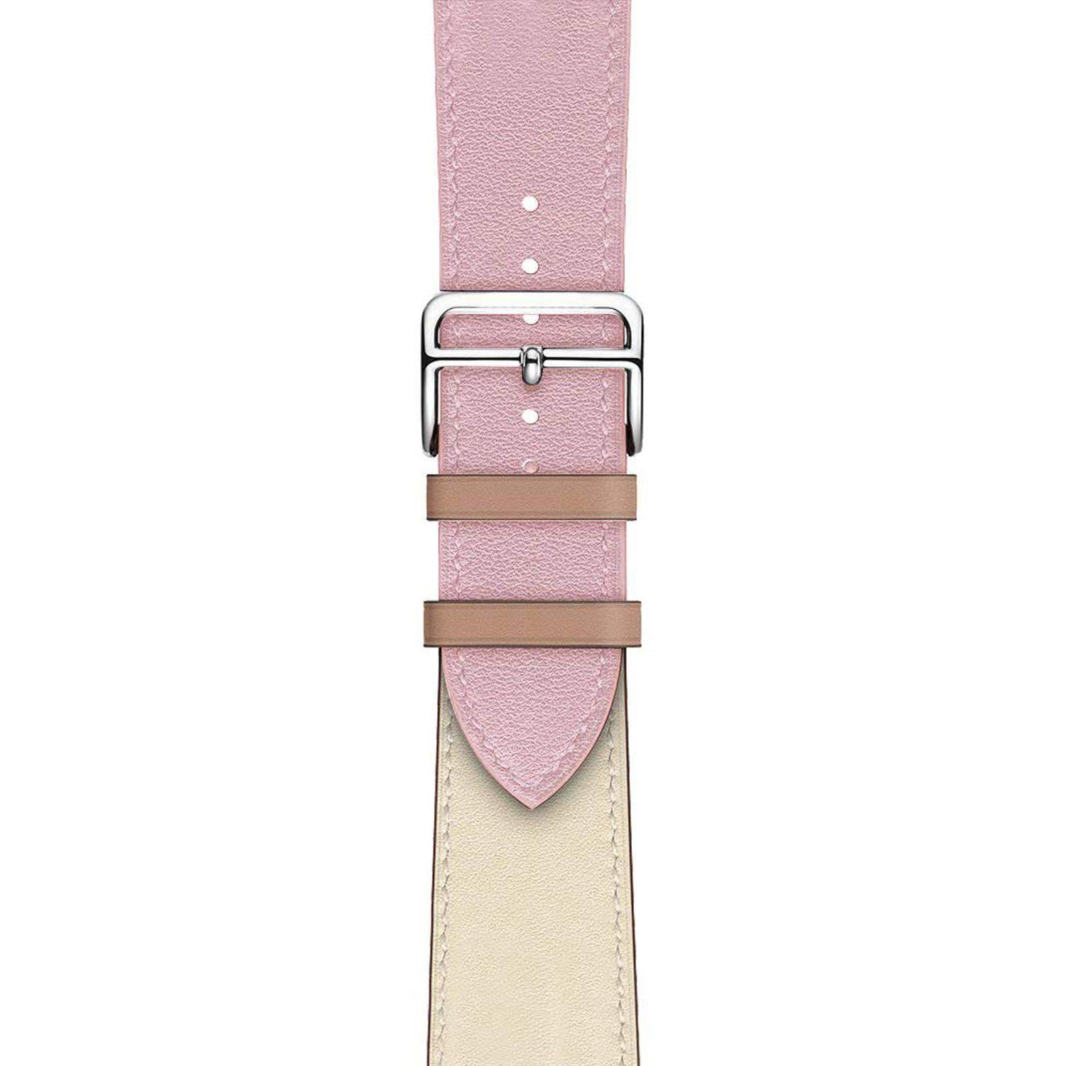 Apple Watch Bands -  Leather Band -  Leather Style, Two Colors Band - Clearance