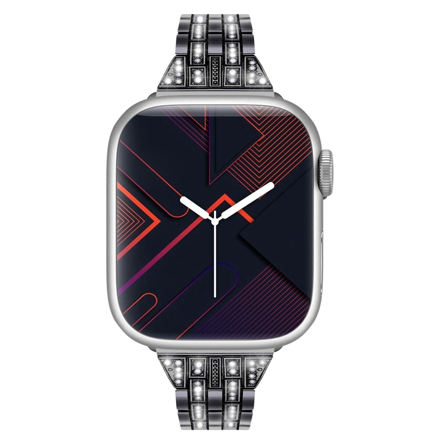 Apple Watch Bands - Stainless with Bling - Slim Sparkle | Stainless-Steel Watch Band for Apple Watch ®