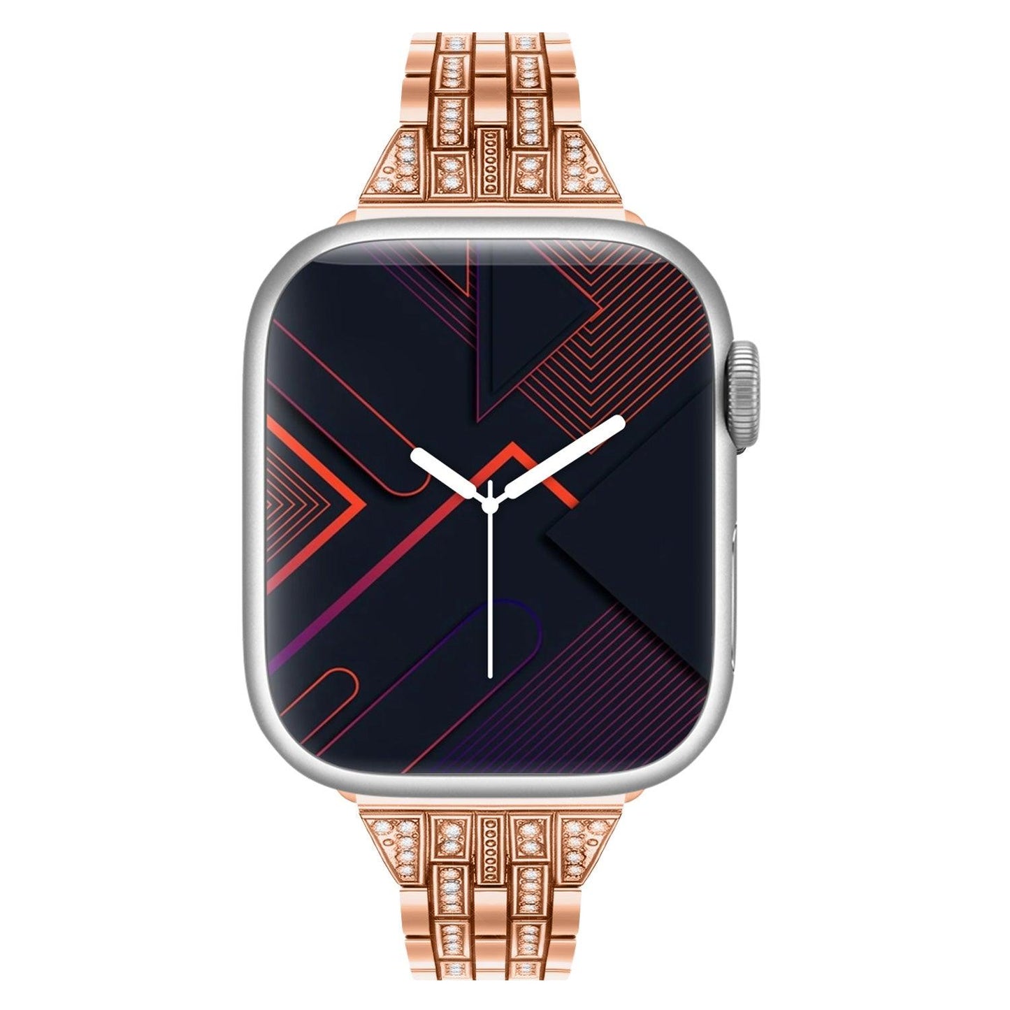 Apple Watch Bands - Stainless with Bling - Slim Sparkle | Stainless-Steel Watch Band for Apple Watch ®