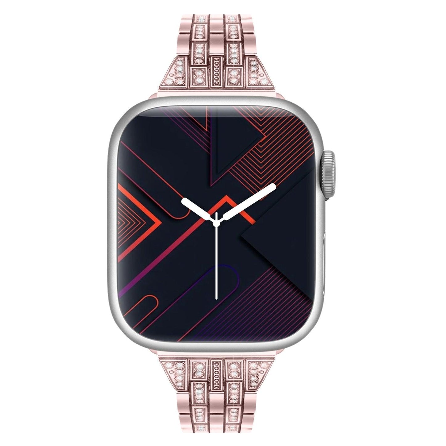 Apple Watch Bands - Stainless with Bling - Slim Sparkle | Stainless-Steel Watch Band for Apple Watch ®
