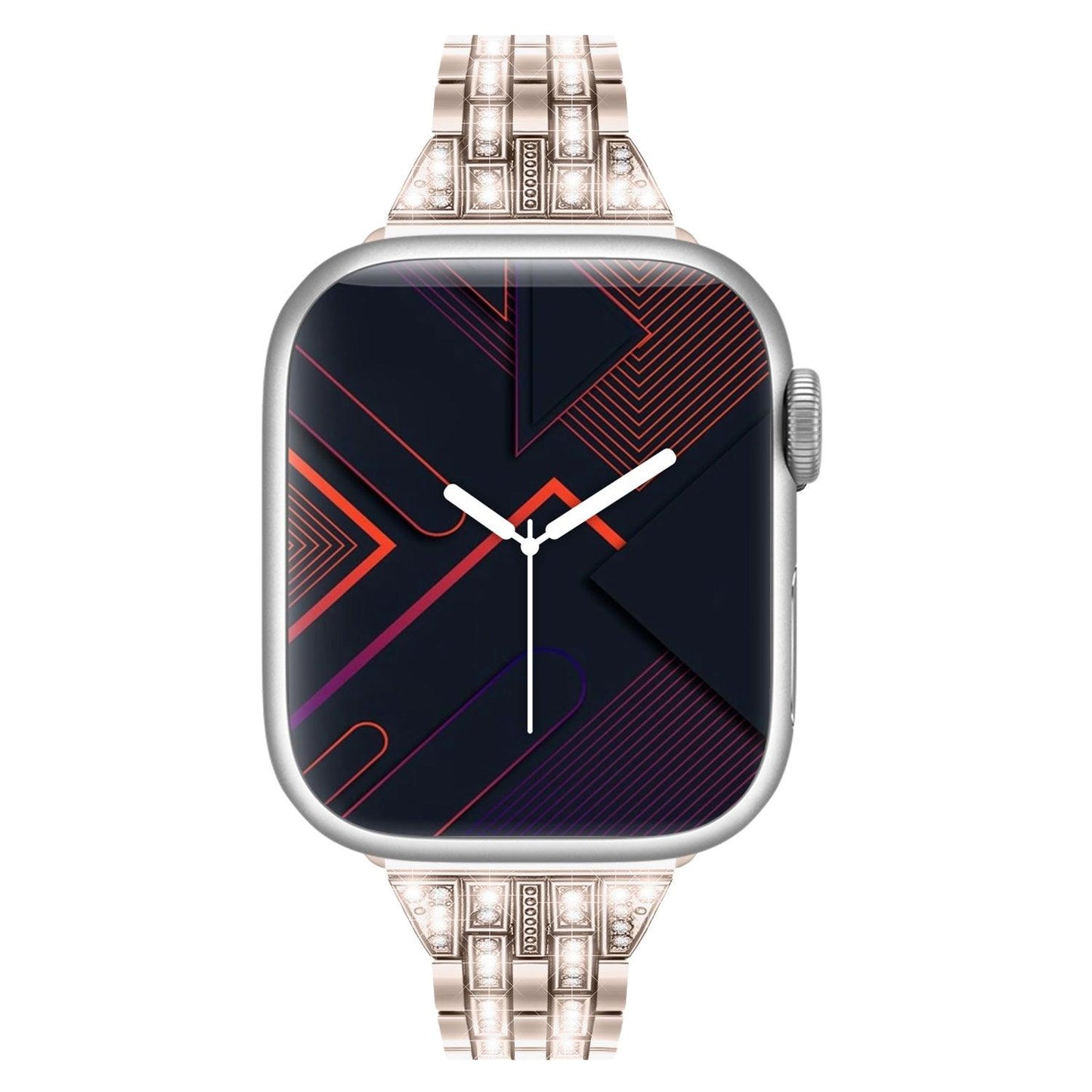 Apple Watch Bands - Stainless with Bling - Slim Sparkle | Stainless-Steel Watch Band for Apple Watch ®