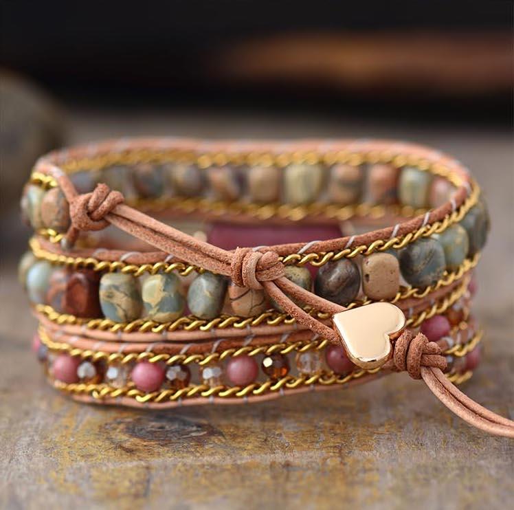 Apple Watch Bands -  Boho Bracelet -  Harmony - Handmade Boho Style Bracelet