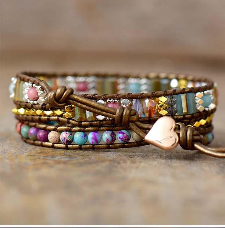Apple Watch Bands -  Boho Bracelet -  Mila - Handmade Boho Style Bracelet