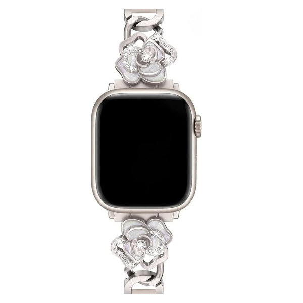 Crystal Blossom | Leather Watch Band for Apple Watch ®