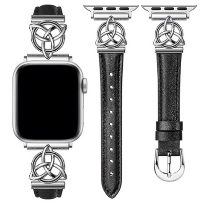 Celtic Embrace | Leather Watch Band for Apple Watch ®