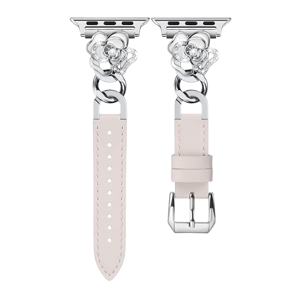Crystal Blossom | Leather Watch Band for Apple Watch ®
