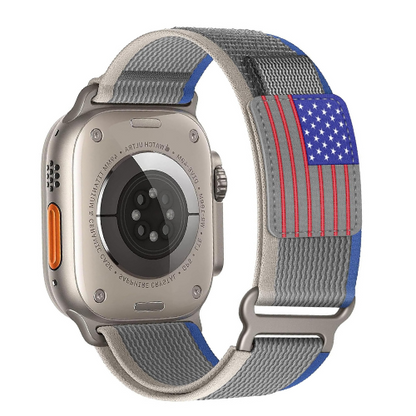 Explorer Stars & Stripes | Nylon Watch Band for Apple Watch