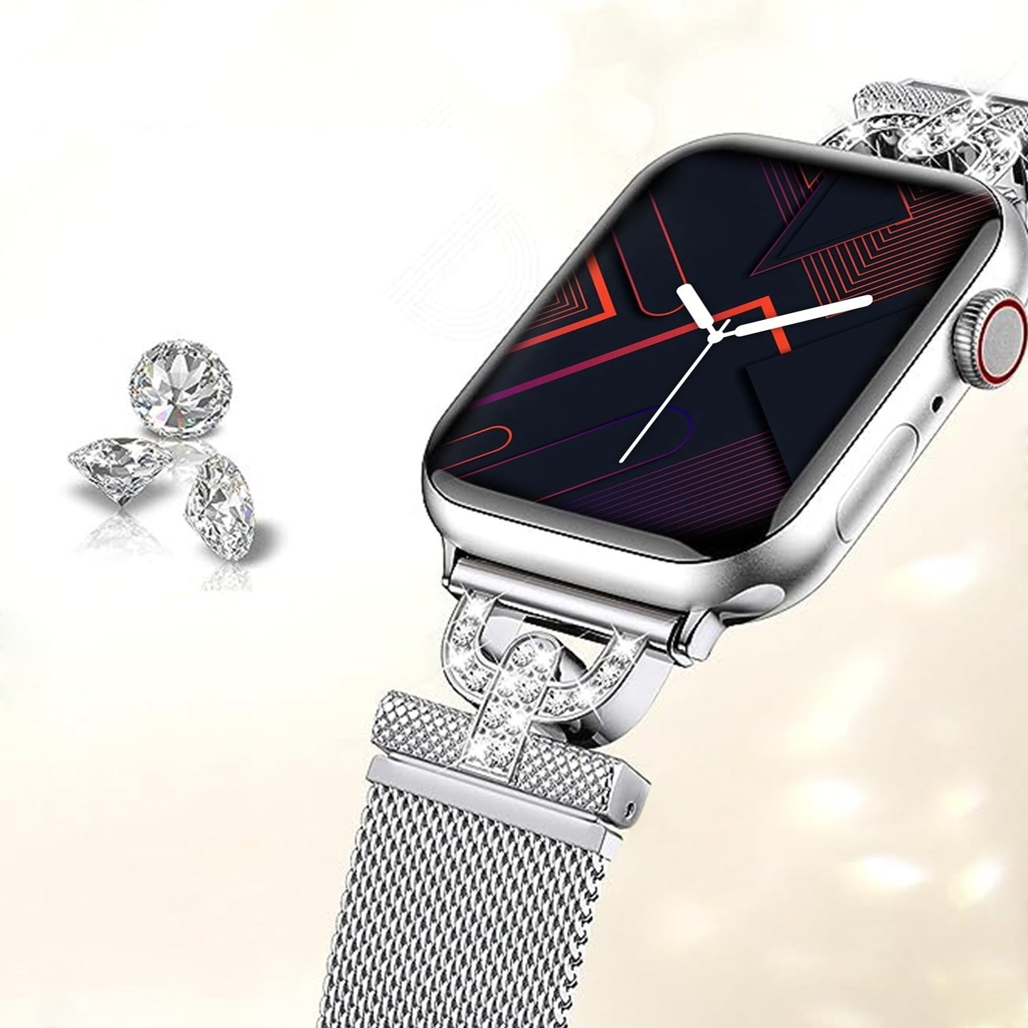 Allure | Stainless Steel Magnetic Watch Band for Apple Watch ®