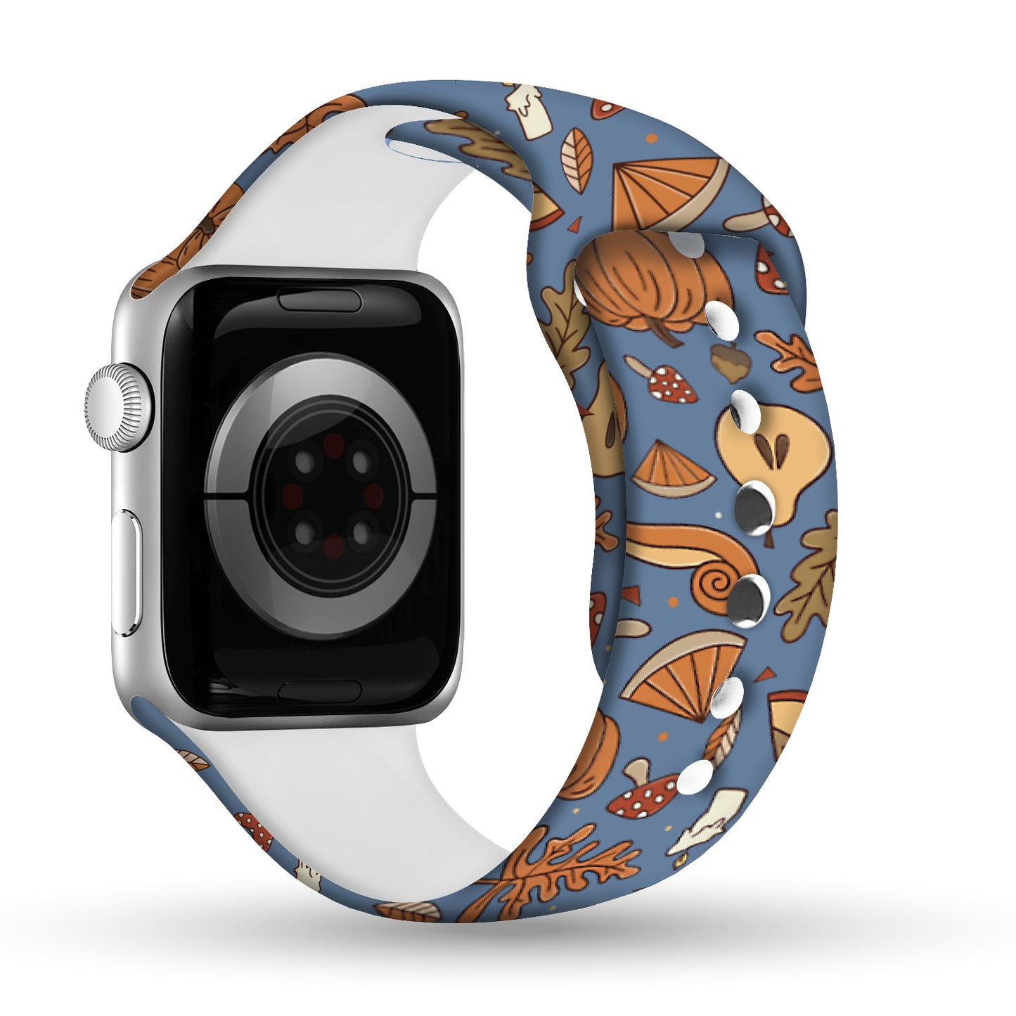 EnchantedFall Print | Silicone Watch Band for Apple Watch ® + Watch Face Incl.