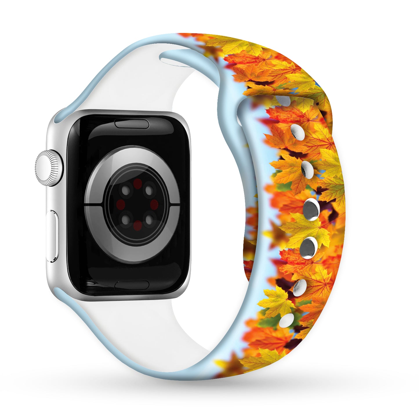 Autumn Glow Print | Silicone Watch Band for Apple Watch ® + Watch Face Incl.