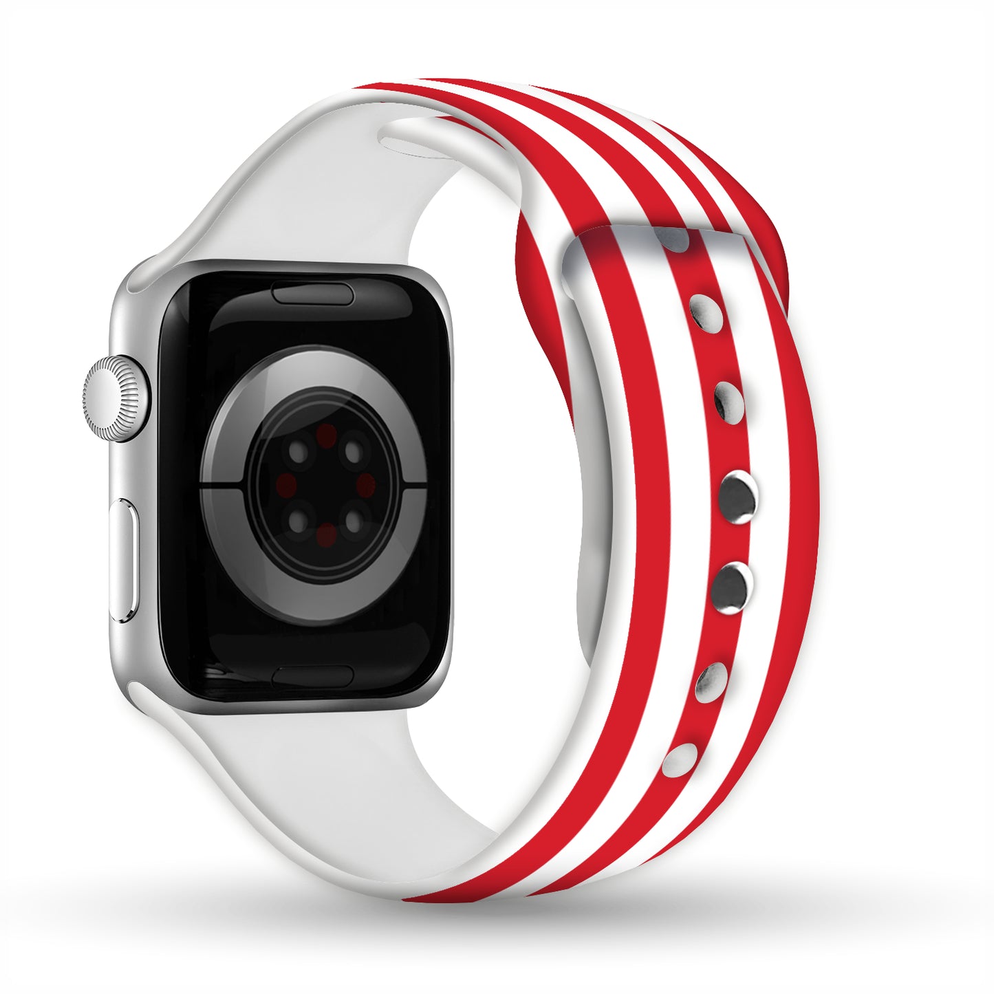 Freedom Flag Print | Silicone Watch Band for Apple Watch ® + Watch Face Incl.