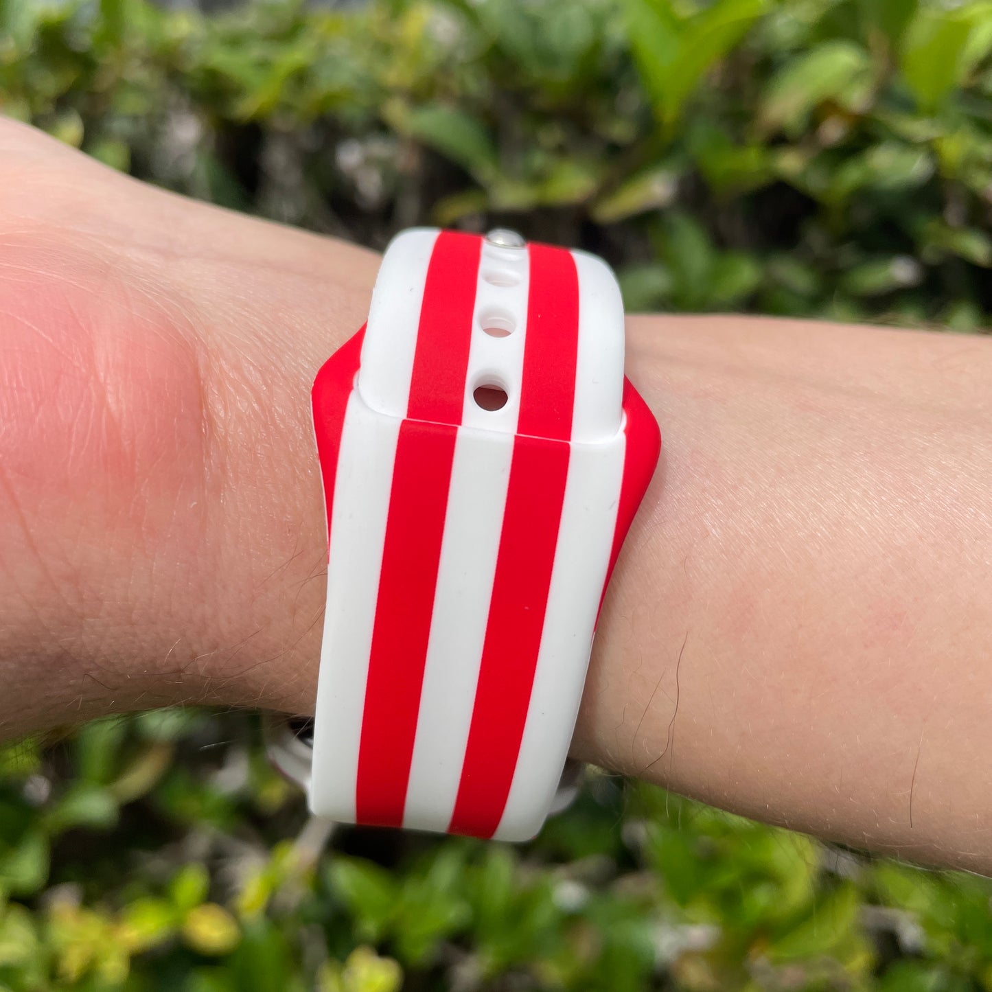 Freedom Flag Print | Silicone Watch Band for Apple Watch ® + Watch Face Incl.