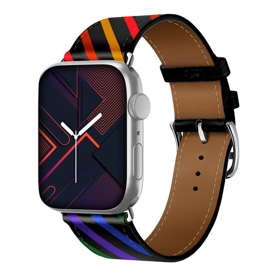 Apple Watch Bands -  Leather Band -  Graphic | Leather Watch Band for Apple Watch ®