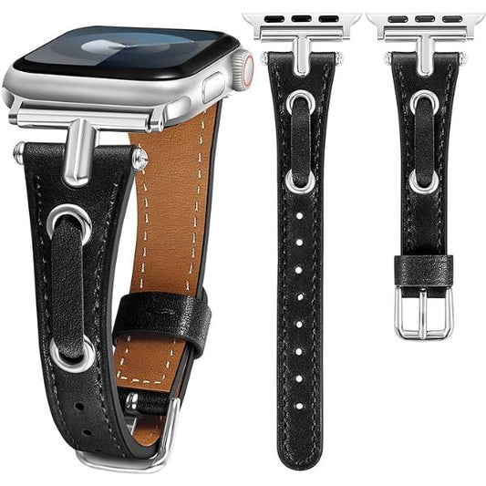 Vintage Vogue  | Leather Watch Band for Apple Watch ®