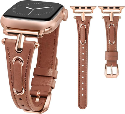 Vintage Vogue  | Leather Watch Band for Apple Watch ®