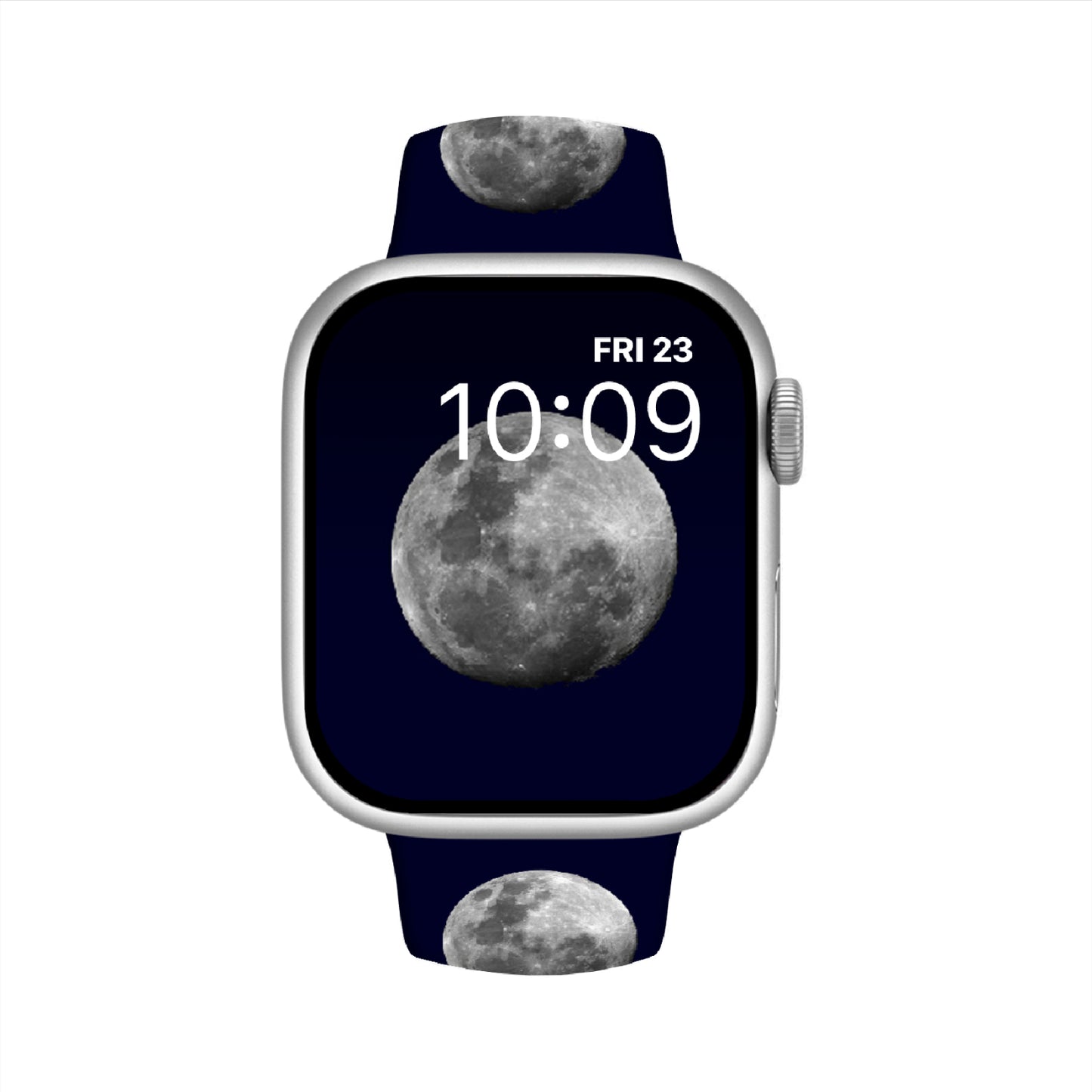 Lunar Dance Print | Silicone Watch Band for Apple Watch ® + Watch Face Incl.