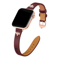 Wine Red - Rose Gold Bee
