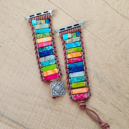 Apple Watch Bands -  Boho Band -  Rainbow | Boho Watch Band for Apple Watch ®