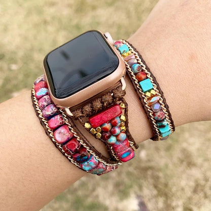 Apple Watch Bands -  Boho Band -  Artemis Double Tour | Boho Watch Band for Apple Watch ®