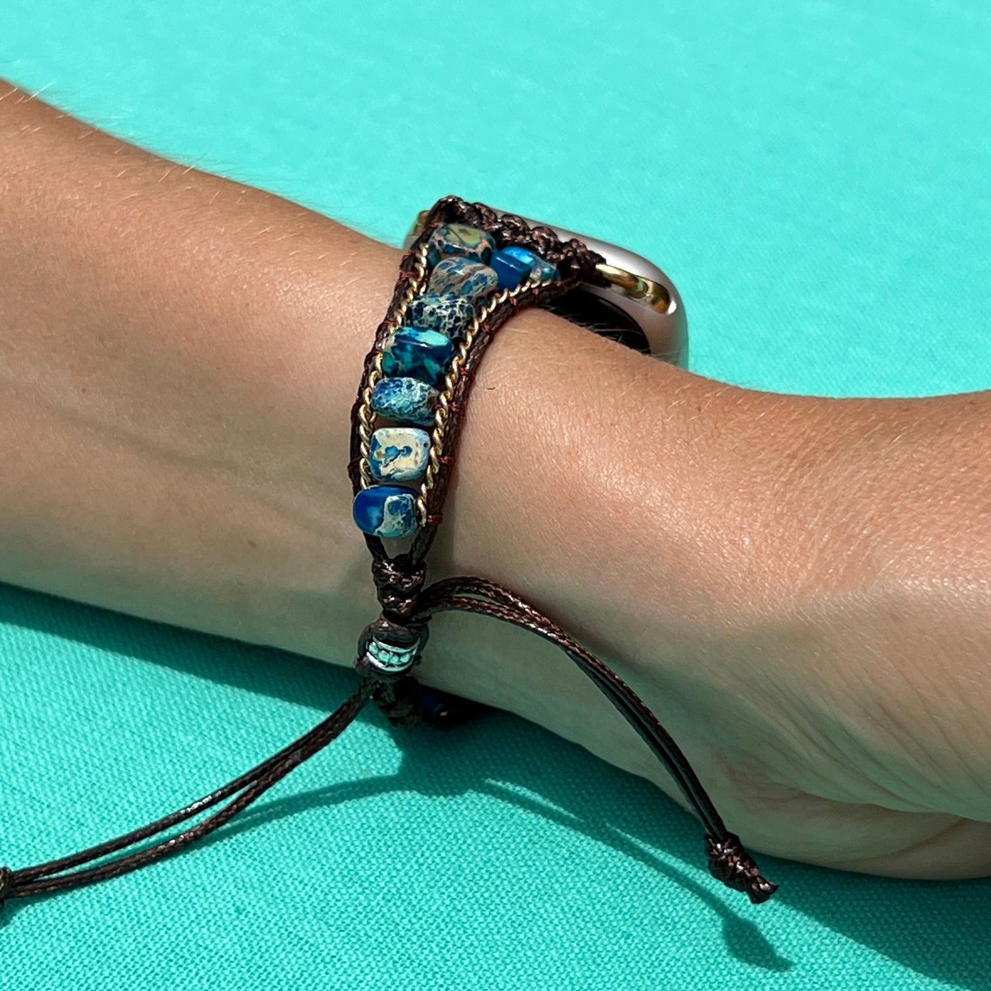 Apple Watch Bands -  Boho Band -  Aqua Power | Boho Watch Band for Apple Watch ®