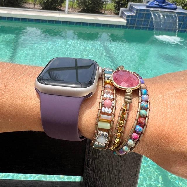 Apple Watch Bands -  Boho Bracelet -  Maia - Handmade Boho Style Bracelet