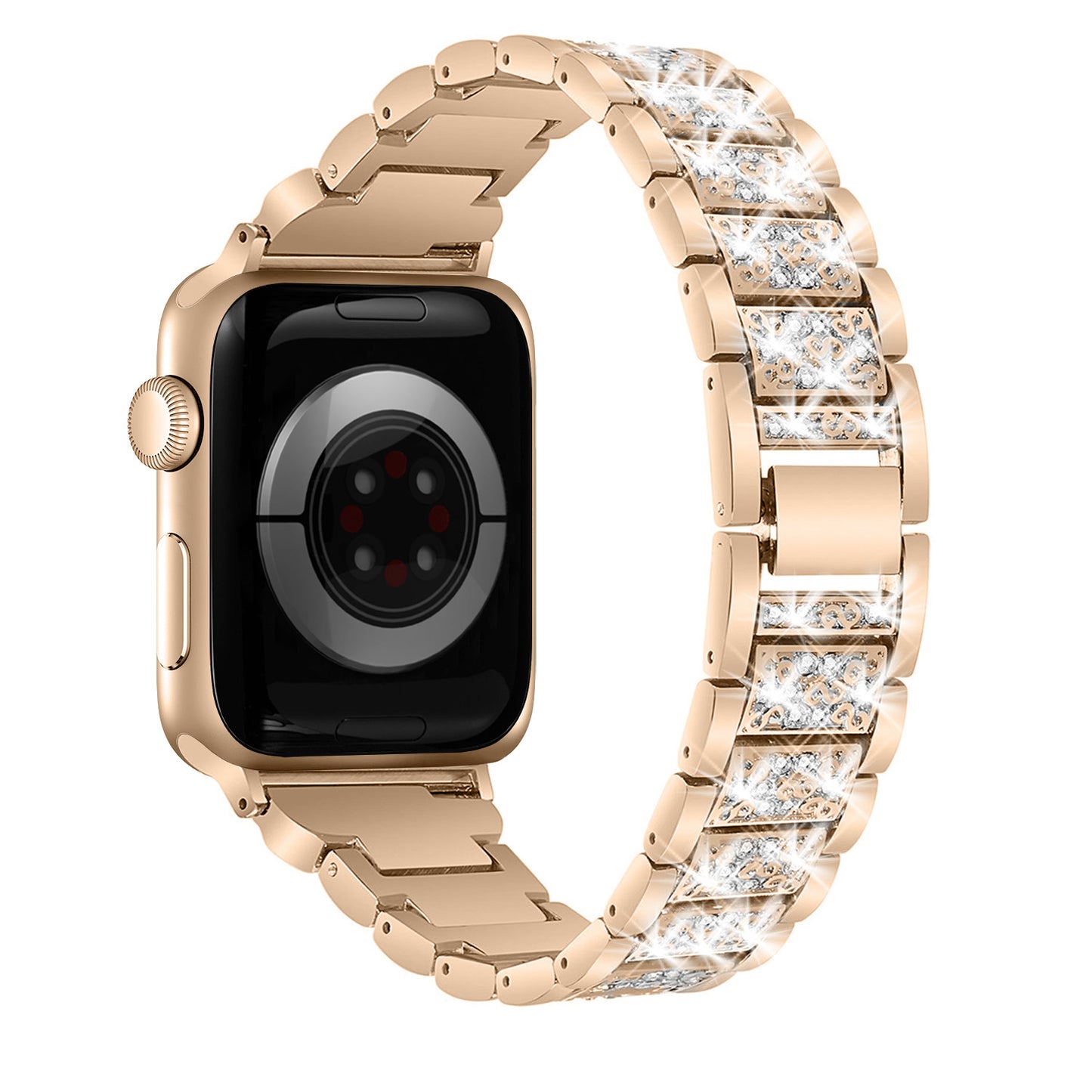 Sparkle Magic  | Stainless-Steel Watch Band for Apple Watch ®