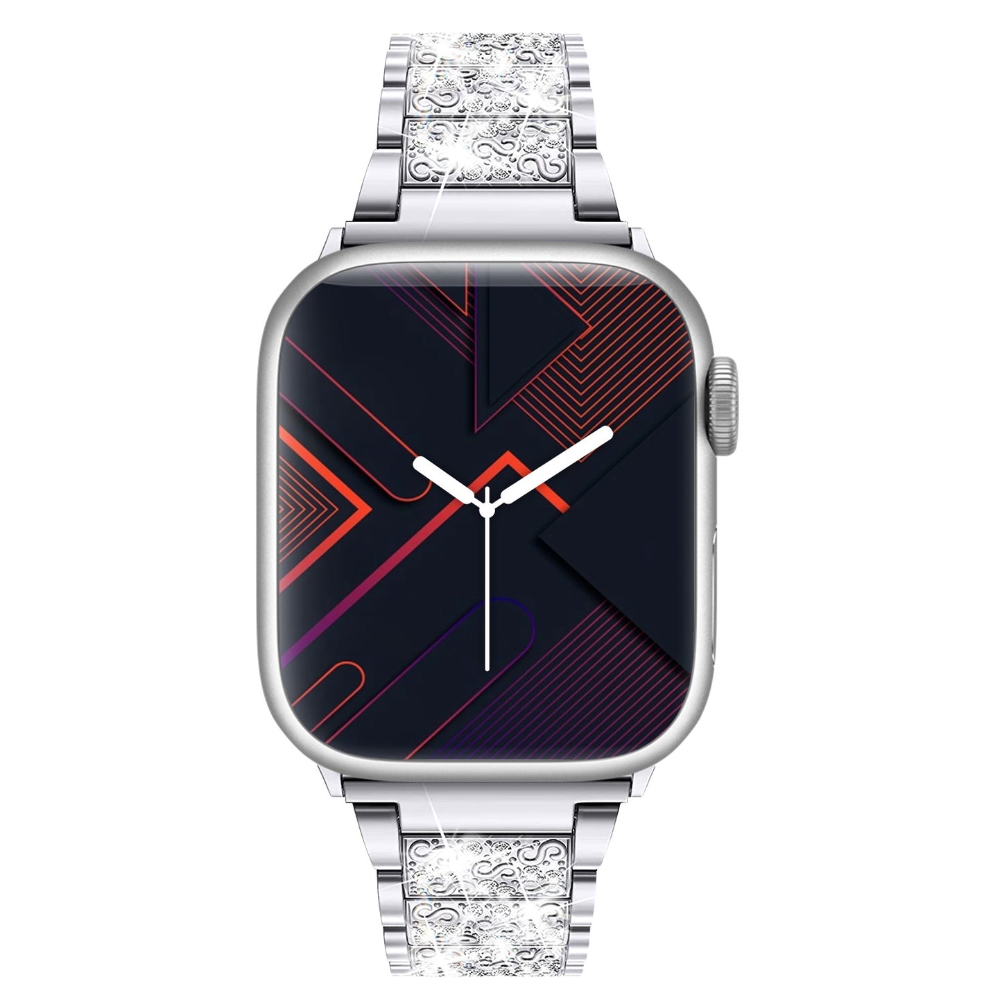 Sparkle Magic  | Stainless-Steel Watch Band for Apple Watch ®