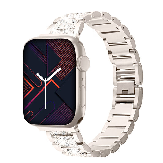 Sparkle Magic  | Stainless-Steel Watch Band for Apple Watch ®