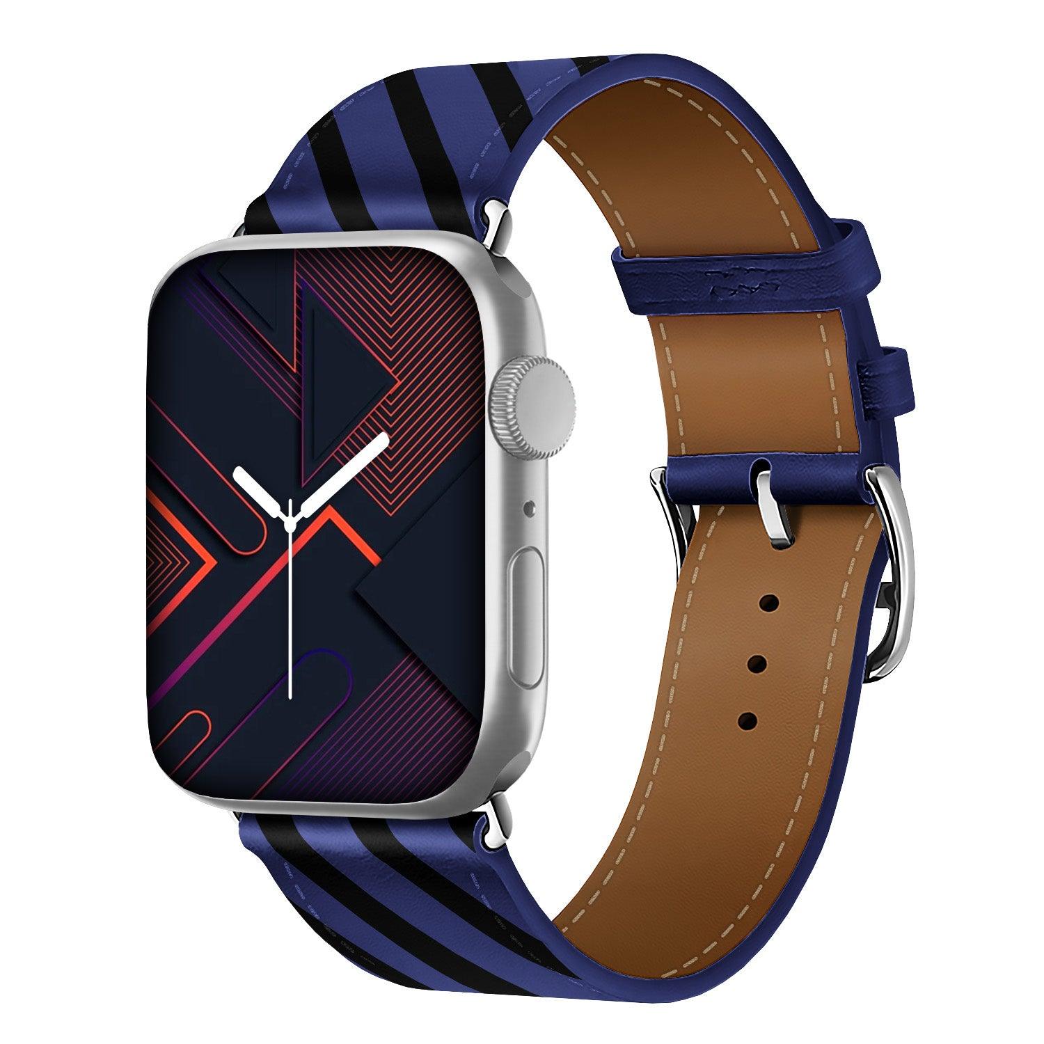 Apple Watch Bands -  Leather Band -  Graphic | Leather Watch Band for Apple Watch ®