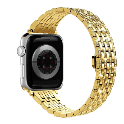 Apple Watch Bands -  Stainless with Bling -  Sparkle Bling  | Stainless-Steel Watch Band for Apple Watch ®